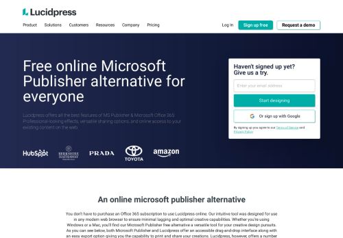 
                            5. Microsoft Publisher Online Alternative [Free for Everyone] - Lucidpress