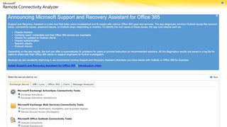 
                            1. Microsoft Remote Connectivity Analyzer