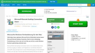
                            10. Microsoft Remote Desktop Connection Client für Mac - Download
