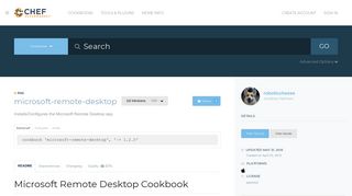 
                            9. microsoft-remote-desktop Cookbook - Chef Supermarket