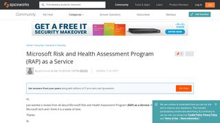 
                            7. Microsoft Risk and Health Assessment Program (RAP) as a Service ...