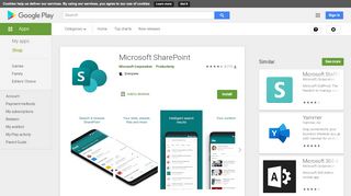 
                            10. Microsoft SharePoint - Apps on Google Play