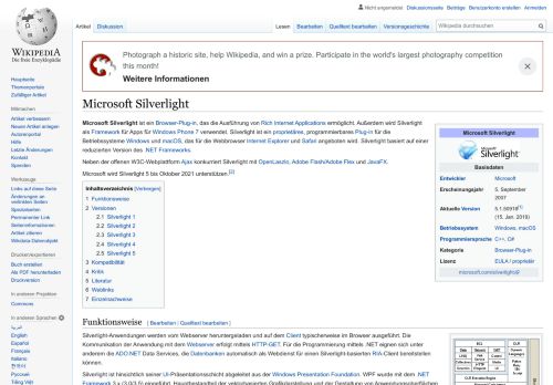 
                            6. Microsoft Silverlight – Wikipedia