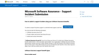 
                            3. Microsoft Software Assurance Support