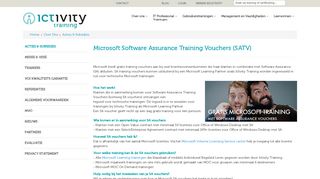 
                            10. Microsoft Software Assurance Training Vouchers (SATV)