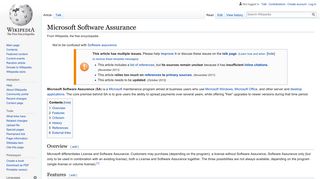 
                            6. Microsoft Software Assurance - Wikipedia