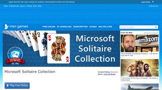 
                            3. Microsoft Solitaire Collection - MSN Games - Free Online Games