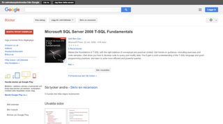 
                            13. Microsoft SQL Server 2008 T-SQL Fundamentals