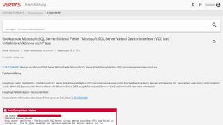 
                            13. Microsoft SQL Server Virtual Device - Veritas