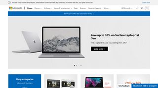 
                            10. Microsoft Store Online - Welcome