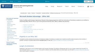 
                            13. Microsoft Student Advantage - Office 365 | The University of Auckland ...