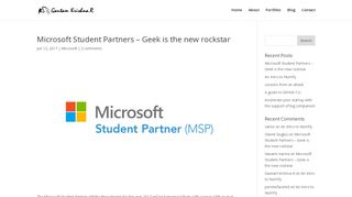 
                            4. Microsoft Student Partners – Geek is the new rockstar | ...