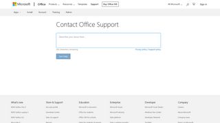 
                            6. Microsoft Support - Office Support - Office 365