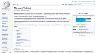 
                            11. Microsoft TechNet - Wikipedia