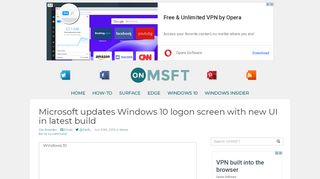 
                            10. Microsoft updates Windows 10 logon screen with new UI in latest build