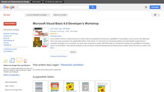 
                            6. Microsoft Visual Basic 6.0 Developer's Workshop