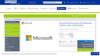 
                            9. Microsoft Windows Server 2019 Datacenter - 24 Kerne - Basis - Bluechip