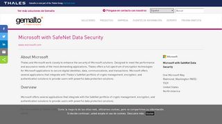 
                            12. Microsoft with SafeNet Data Security - Gemalto