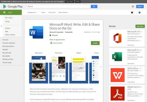 
                            11. Microsoft Word - Aplikasi di Google Play