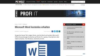 
                            10. Microsoft Word kostenlos erhalten - PC-WELT