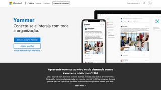 
                            2. Microsoft Yammer | Rede Social para empresas - Microsoft Office