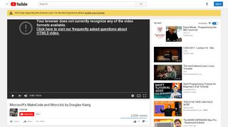 
                            11. Microsoft's MakeCode and Micro:bit, by Douglas Kiang - YouTube