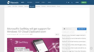 
                            7. Microsoft's SwiftKey will get support for Windows 10' Cloud ...