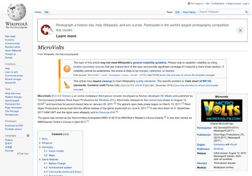 
                            7. MicroVolts - Wikipedia