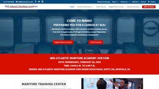 
                            13. Mid-Atlantic Maritime Academy: Maritime Training Center | Maritime ...