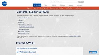 
                            5. Mid-Rivers Communications l Customer Support & FAQ's lEastern ...
