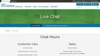 
                            11. Midco | Live Chat