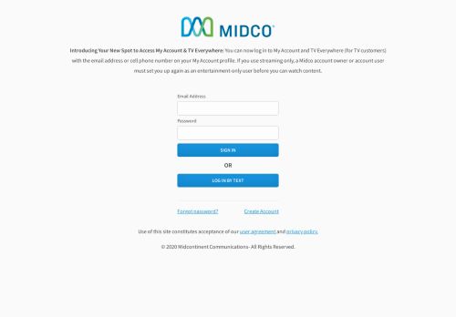 
                            8. Midco My Account