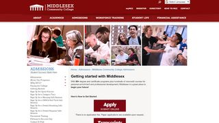 
                            6. Middlesex Community College Admissions