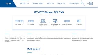 
                            1. Middleware for TVIP IPTV set-top boxes