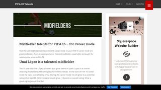 
                            9. Midfielder talents for FIFA 16 - for Career mode - FIFA 19 ...