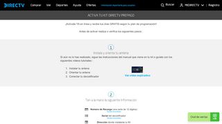 
                            6. MiDIRECTV Colombia | Activar Prepago | Inicio | Sitio Oficial