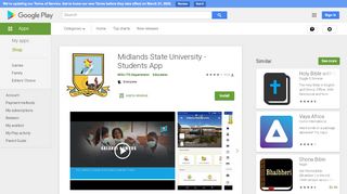 
                            7. Midlands State University - Students App - Apps on Google Play