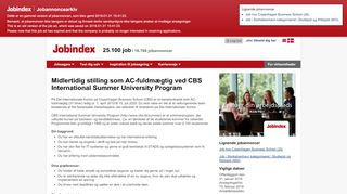 
                            13. Midlertidig stilling som AC-fuldmægtig ved CBS ... - Jobindex