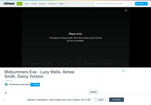 
                            13. Midsummers Eve - Lucy Wells, Aimee Smith, Darcy Yorston on Vimeo