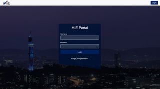 
                            1. MIE Portal - Login