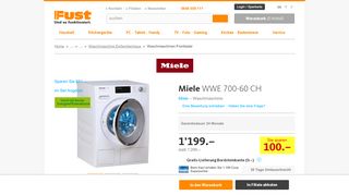 
                            10. Miele WWE 700-60 CH - Günstig kaufen - Fust