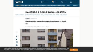 
                            12. Mieterschutz: Hamburg übt erstmals Vorkaufsrecht auf St. Pauli aus ...