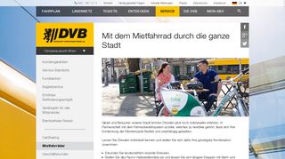 
                            4. Mietfahrräder - DVB | Dresdner Verkehrsbetriebe AG