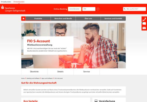 
                            5. Mietkautionsverwaltung mit FIO S-Account | Sparkasse Langen ...