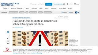 
                            6. Mietpreisbremse ab Sommer: Haus und Grund: Miete in Osnabrück ...