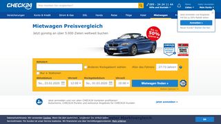 
                            3. Mietwagen Preisvergleich » billiger Mietwagen buchen » CHECK24 ...