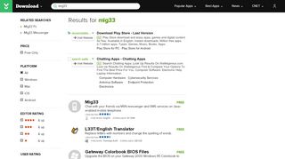 
                            12. mig33 for Android - Free download and software reviews - CNET ...