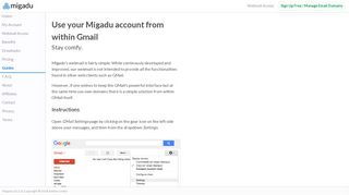 
                            4. Migadu.com Email Hosting | Use your Migadu account from within Gmail