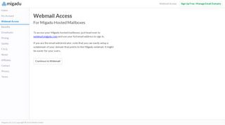 
                            1. Migadu.com Email Hosting | Webmail Access