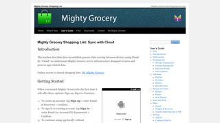 
                            2. Mighty Grocery Shopping List: Sync with Cloud | Mighty Grocery ...